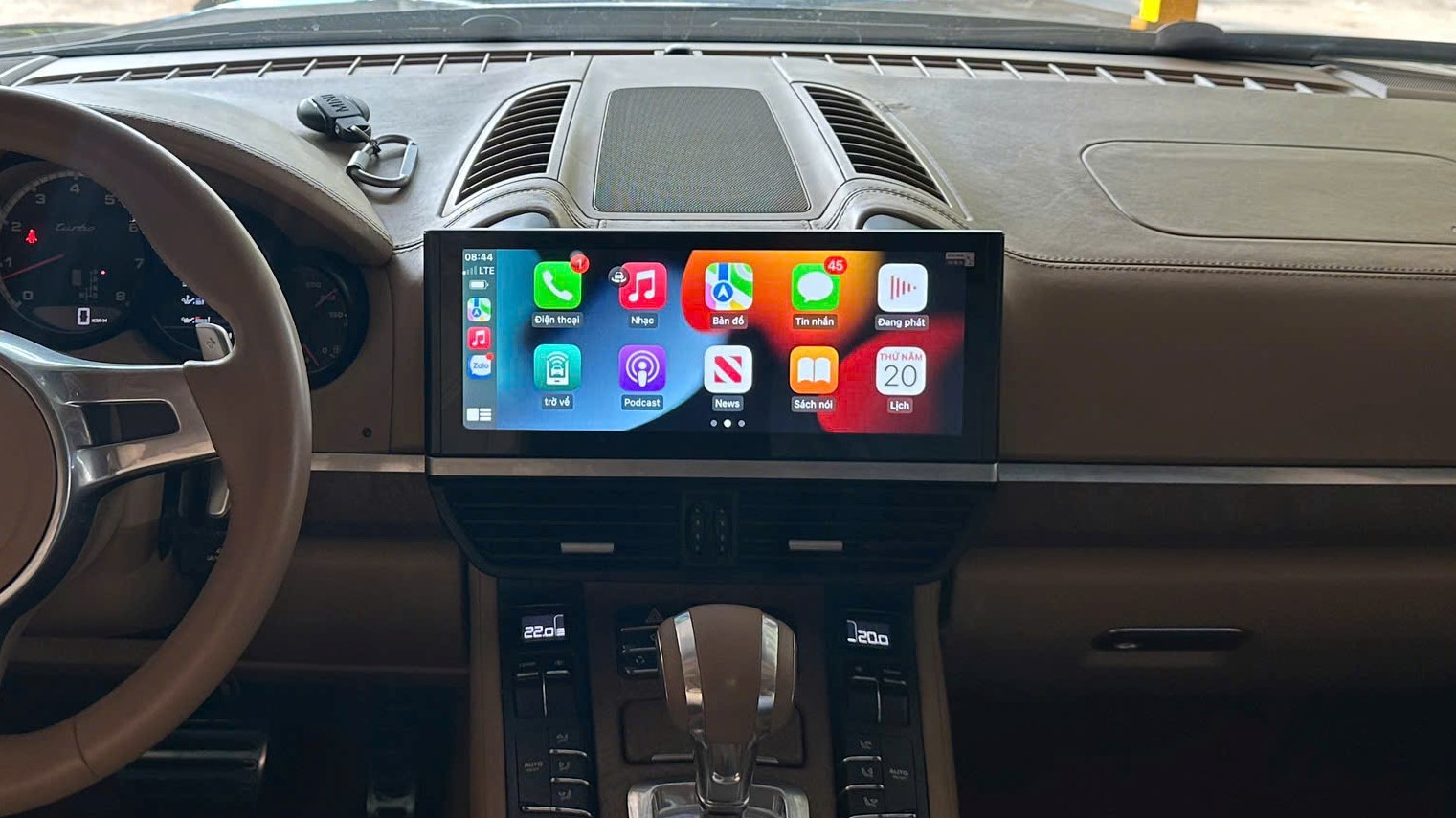 Tính Năng Màn Hình Android 12.3 Inch Porsche Cayenne E2