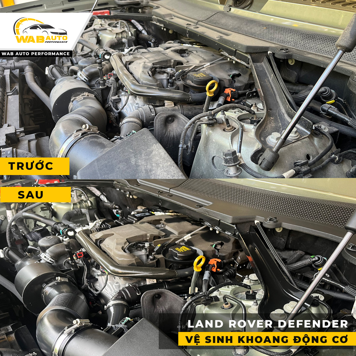 ve-sinh-khoang-dong-co-land-rover-defender-wab-auto-performance