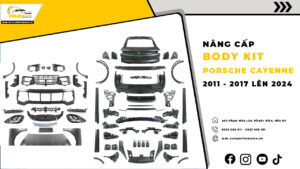 Mẫu Body Kit Nâng Đời Porsche Cayenne 2011 – 2017 Lên 2024