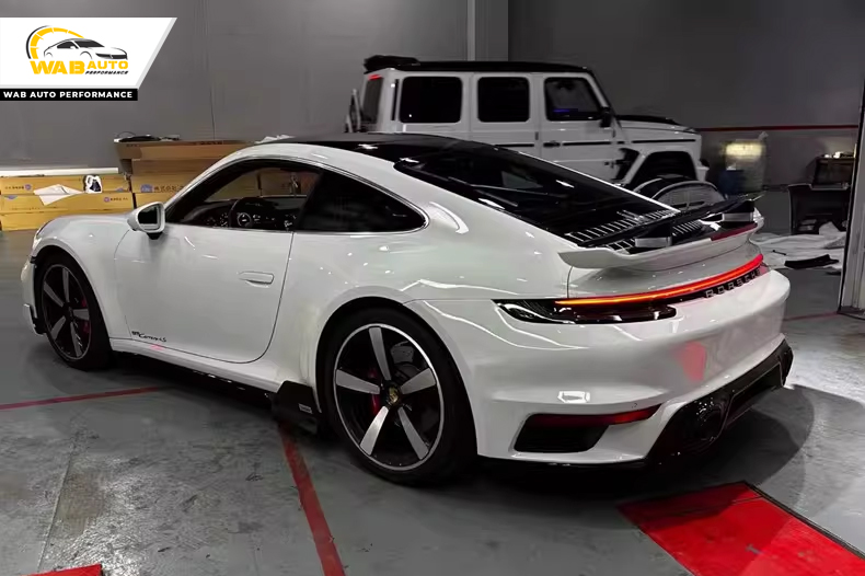 Body Kit Porsche 911 Turbo S Sau Khi Nâng Cấp