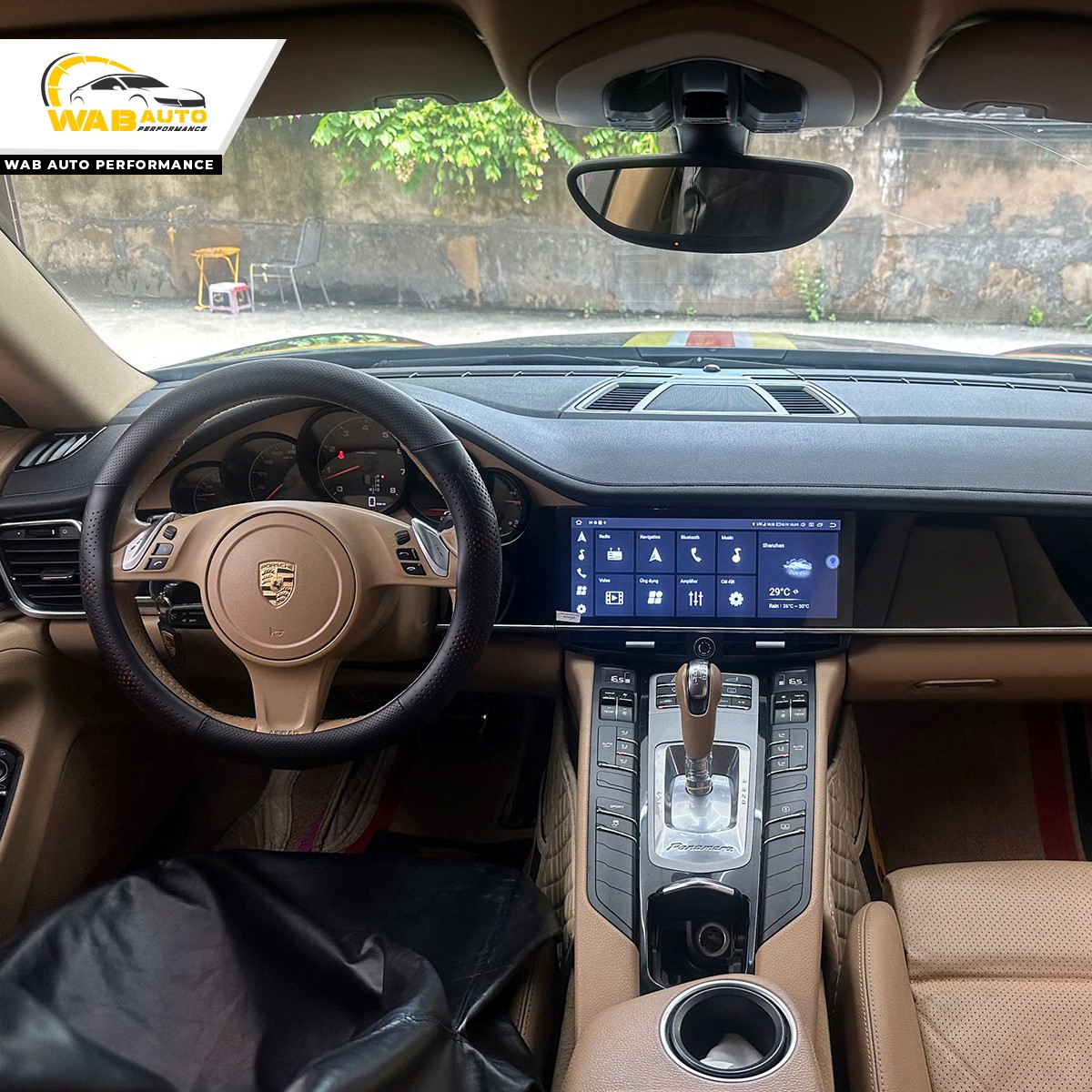 Hình Ảnh Thực Tế Nâng Cấp Màn Hình Android 12.3 Inch Porsche Panamera 970