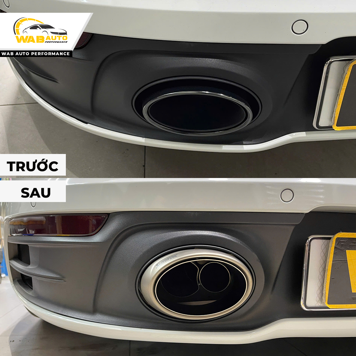 Một Số Hình Ảnh Trước Và Sau Khi Nâng Cấp Pô Akrapovic Cho Porsche 911