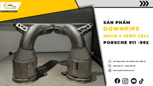 Sản Phẩm Downpipe Mach 5 Zero Cell Dành Cho Porsche 911 – 992