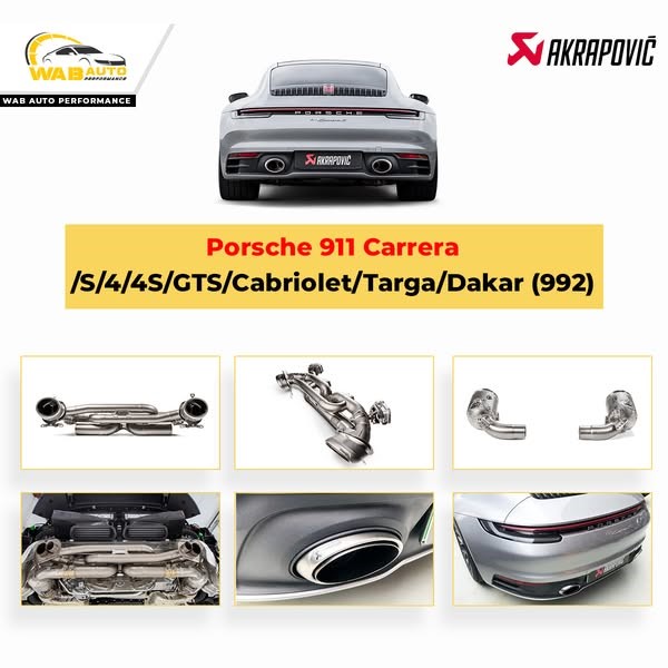 Porsche 911 Carrera /S/4/4s/Gts/Cabriolet/Targa/Dakar (992)