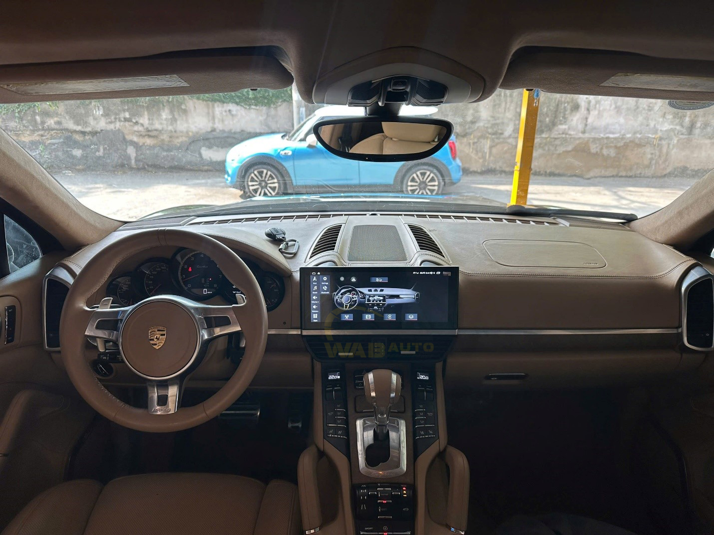Hình Ảnh Thực Tế Nâng Cấp Màn Hình Android 12.3 Inch Porsche Cayenne Turbo 2012