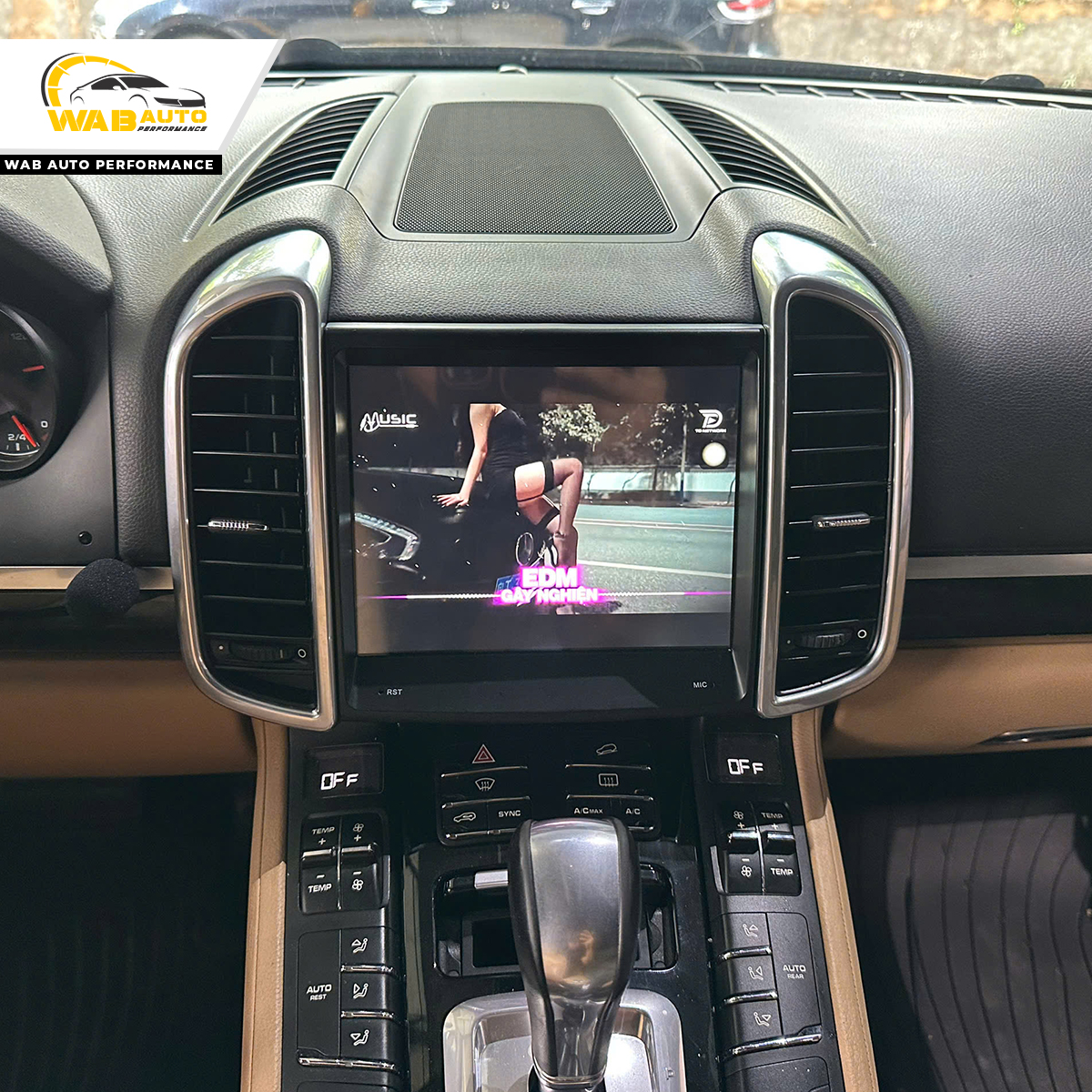 Nâng cấp màn hìn Android Porsche Cayenne 2016 