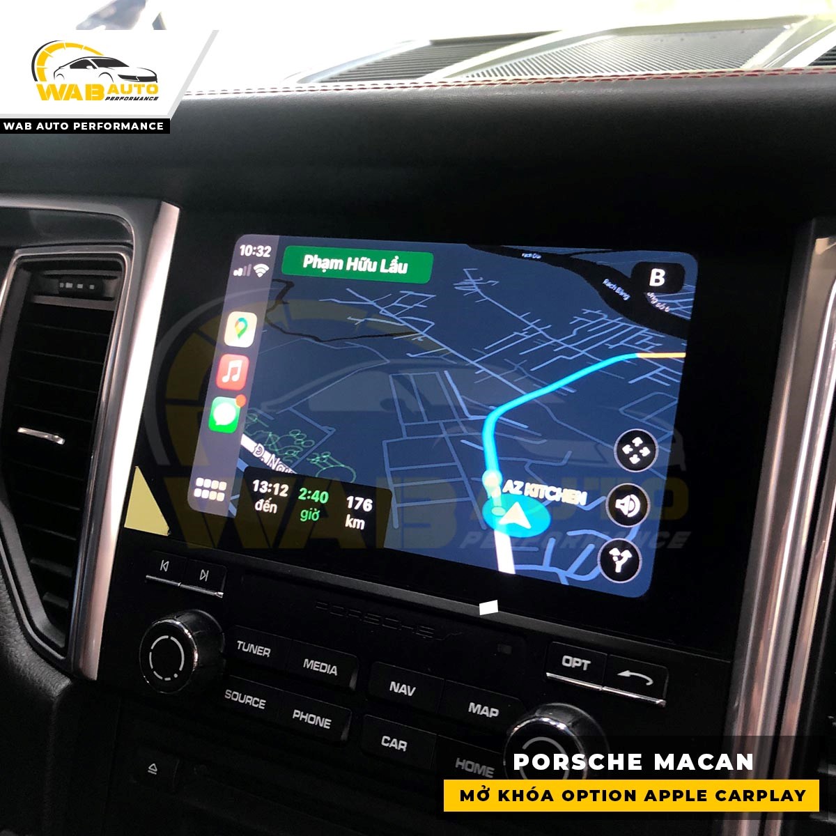 Porsche Macan 2016 – Nâng cấp option Carplay cho màn hình PCM 4.0