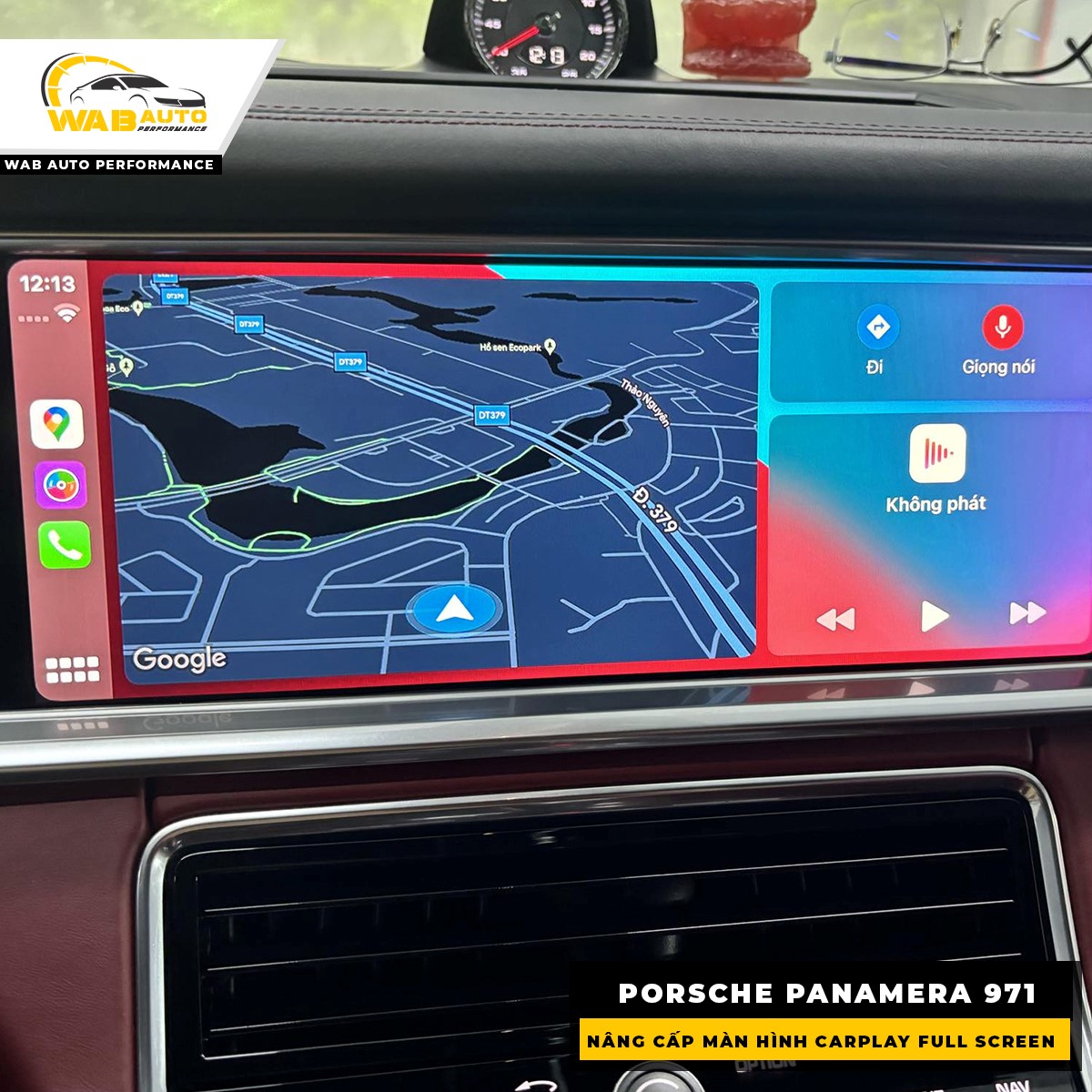 Porsche Cayenne 2016 – PCM 4.1 Nâng cấp màn hình carplay full màn hình