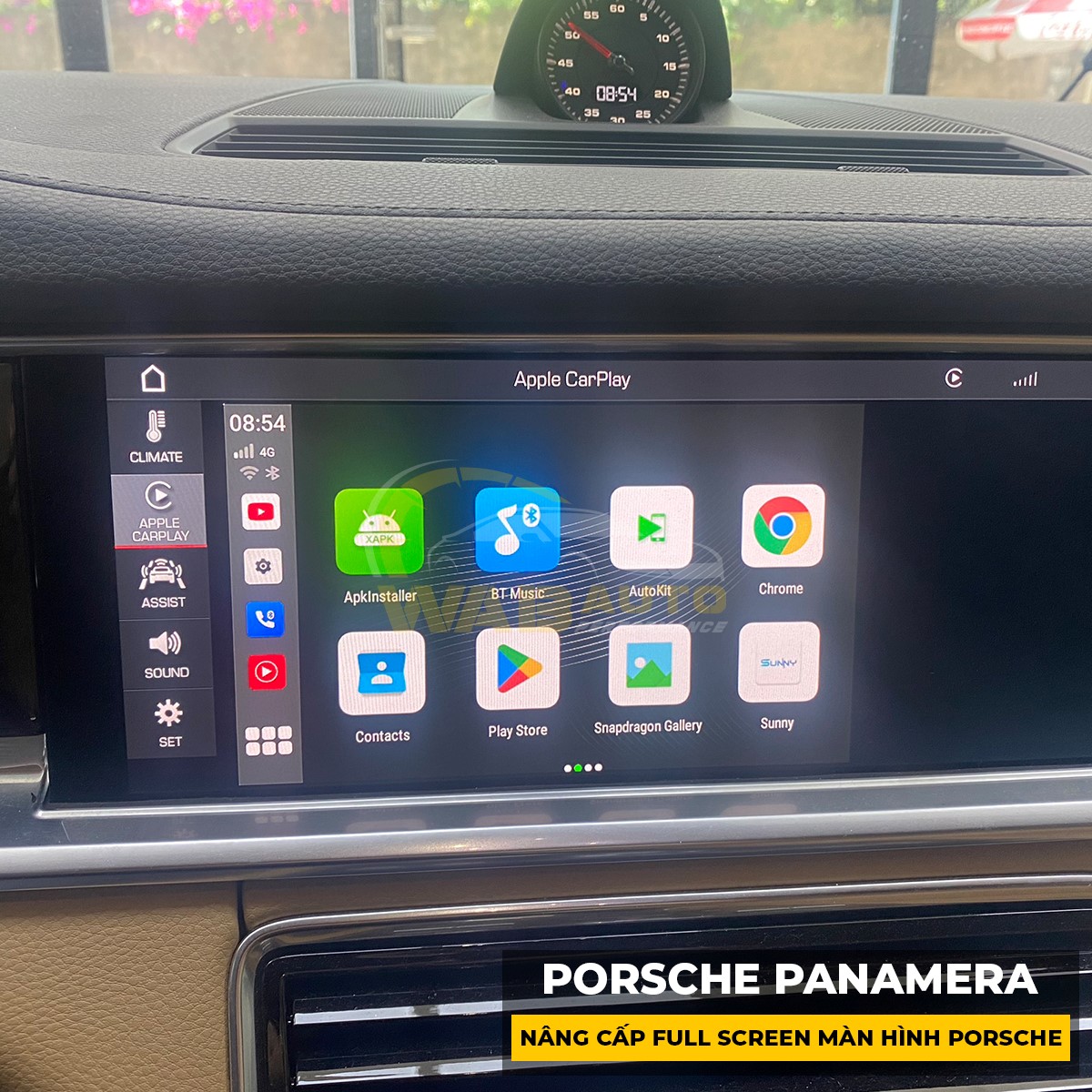 Porsche Cayenne 2017 – PCM 4.1 Nâng cấp màn hình carplay Full màn