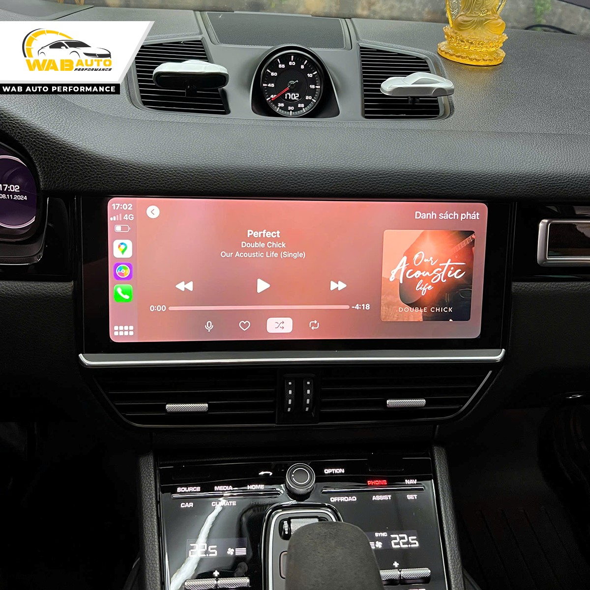 Porsche Cayenne 9YA 2021 nâng cấp carplay không dây và full màn tại