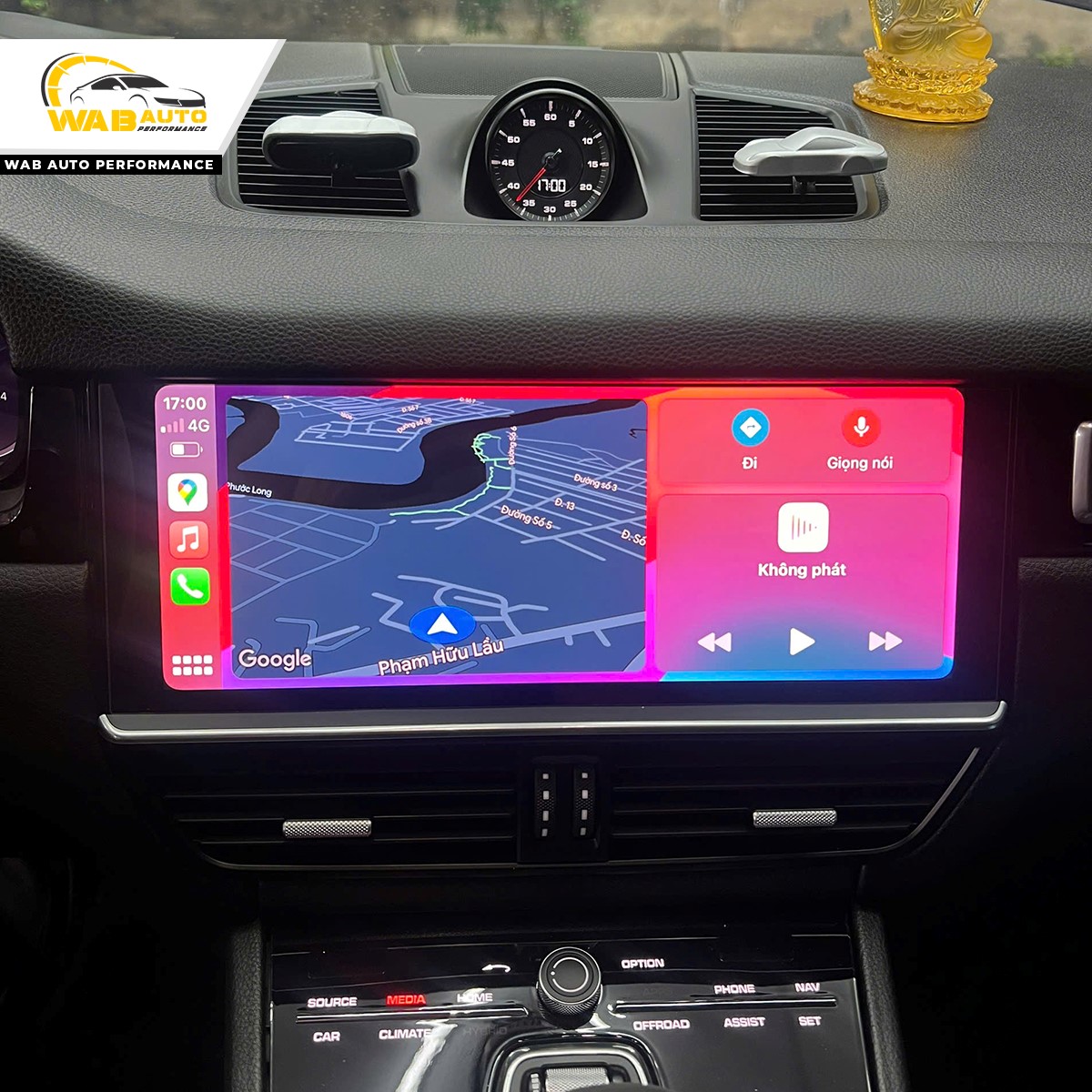 Porsche Cayenne 9YA 2021 nâng cấp carplay không dây và full màn tại