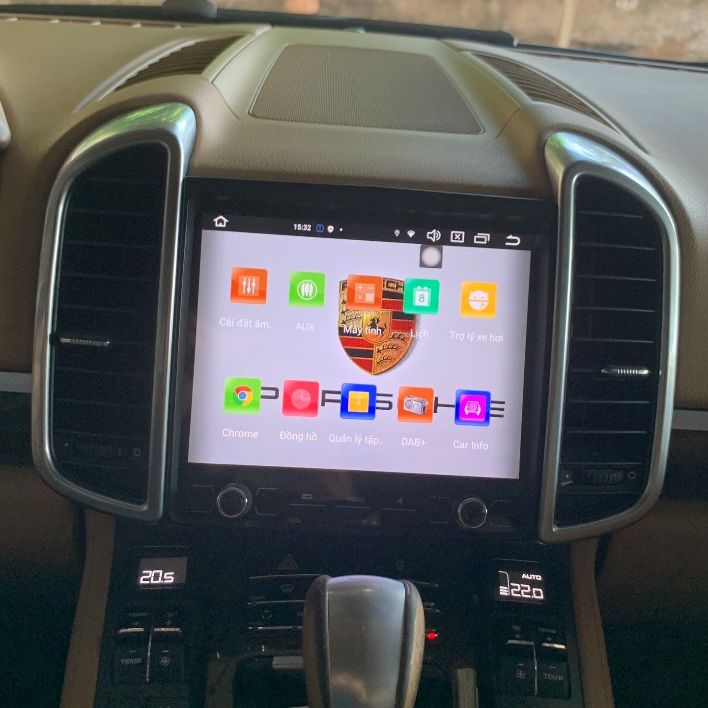 Porsche Cayenne S 92A 2015 nâng cấp màn hình Android 10.4 inch