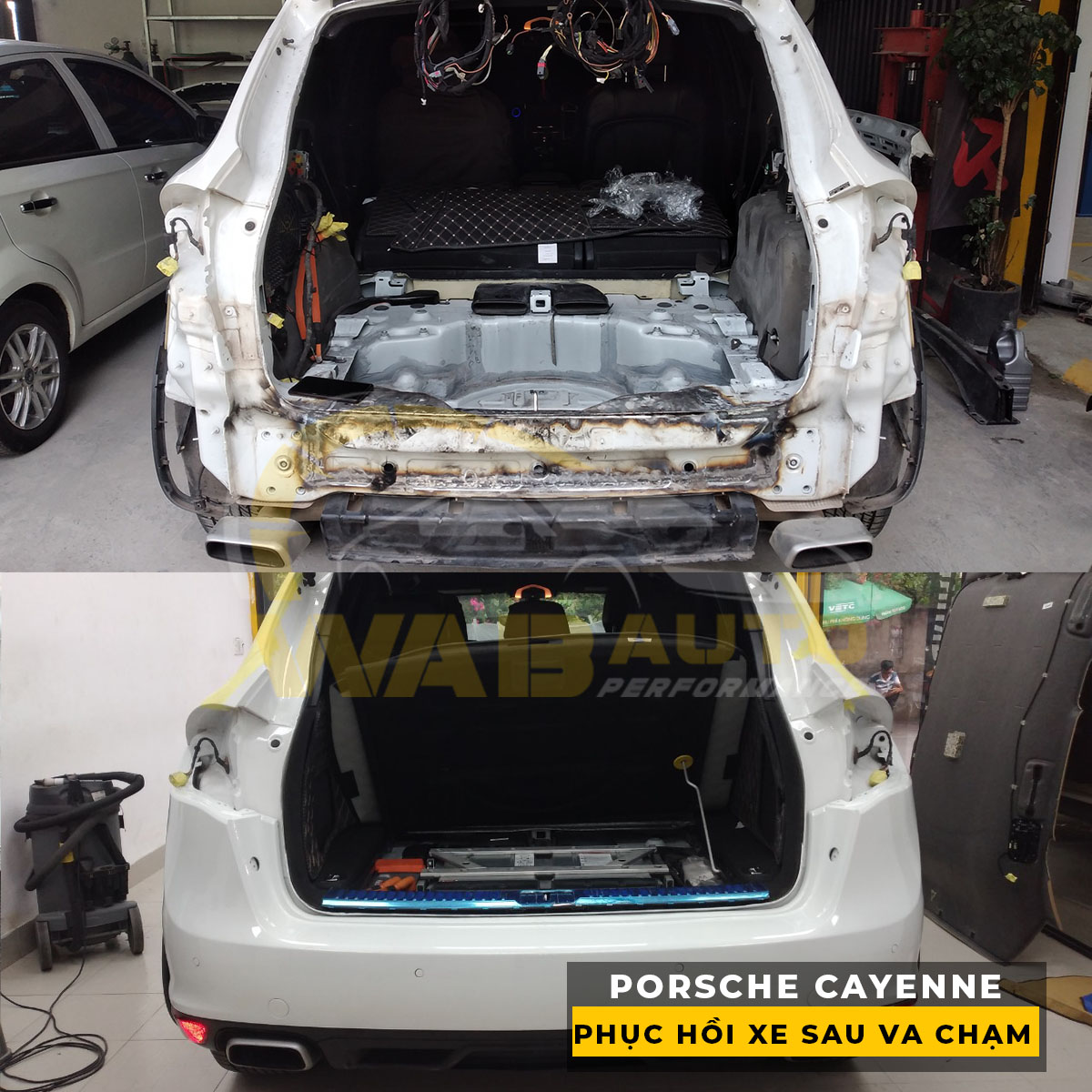 so-sanh-thuc-hien-phuc-hoi-sau-va-cham-xe-porsche-cayenne-wab-auto-performance