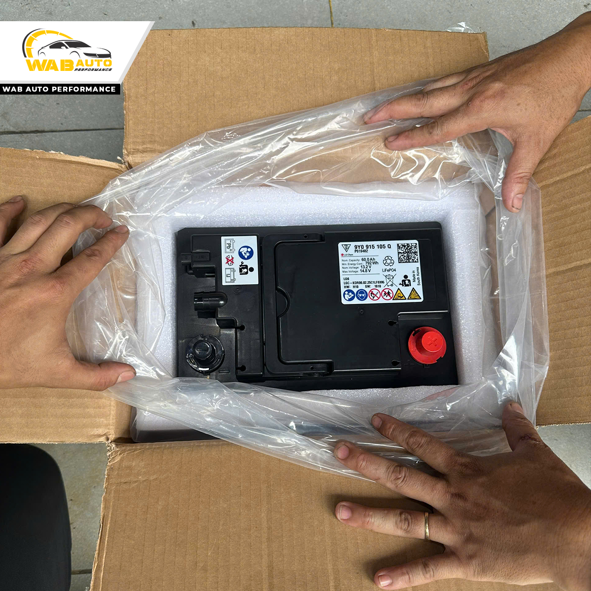 Phương án thay thế bình ắc quy Lithium Battery mới