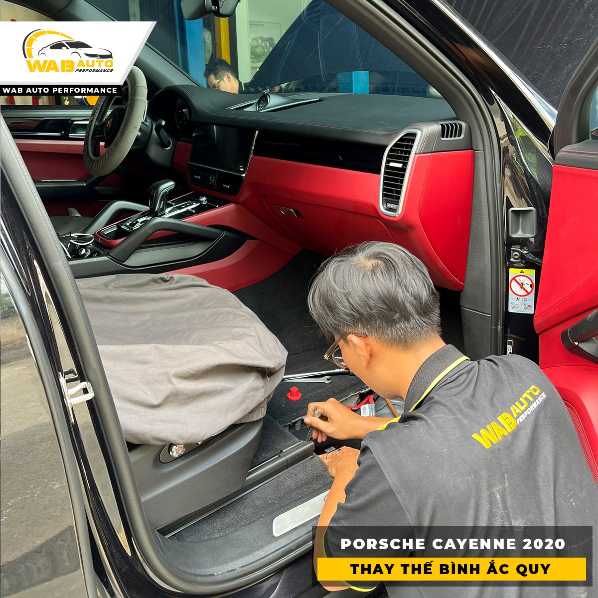 Thay thế ắc quy Lithium hàng OEM cho Porsche Cayenne 9YA 2020